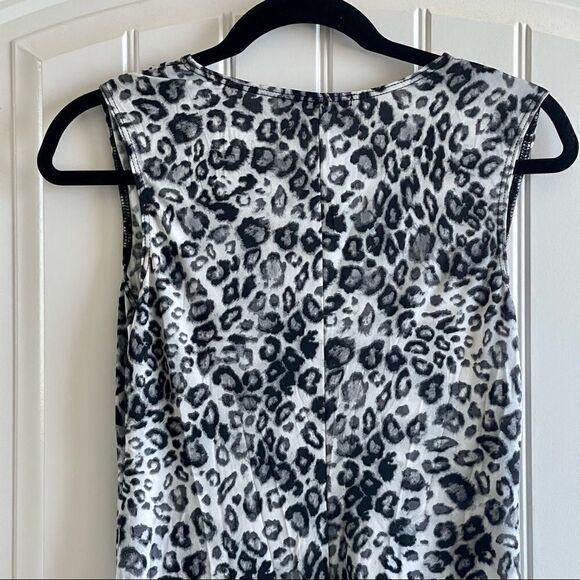 Tiana B. Black & White Sleeveless Animal-Print Maxi Dress; SZ S; NWOT - Picture 6 of 8